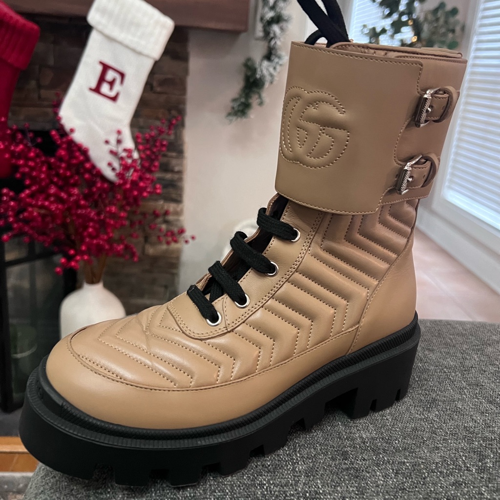 Leather Gucci Boots